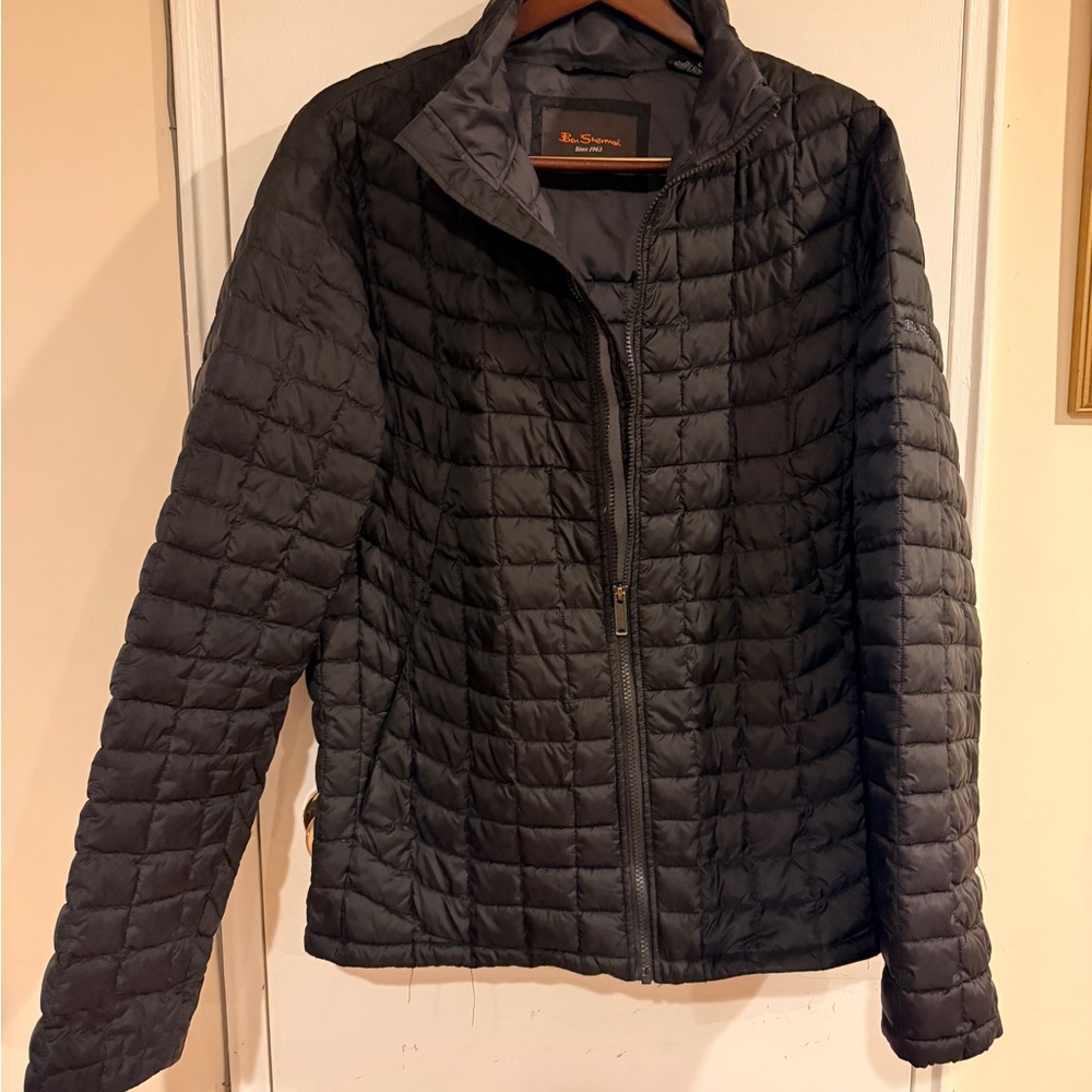 Ben Sherman Black Lightweight Jacket.  Size Large